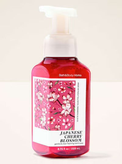 Japanese cherry blossom cleansing gel hand soap