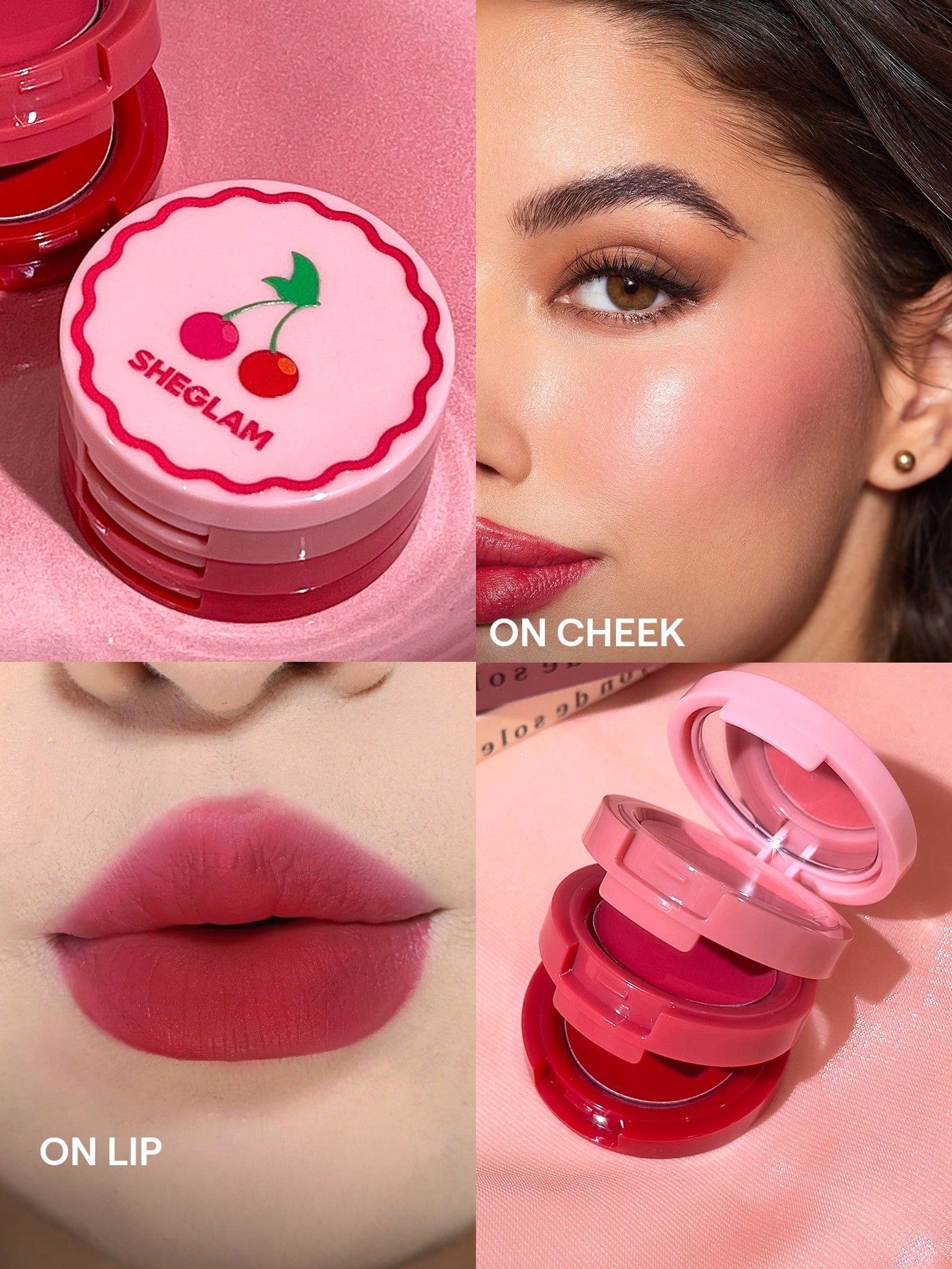 Lip & Cheek Stack smooth and creamy