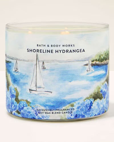 Shoreline Hydrangea
3-Wick Candle