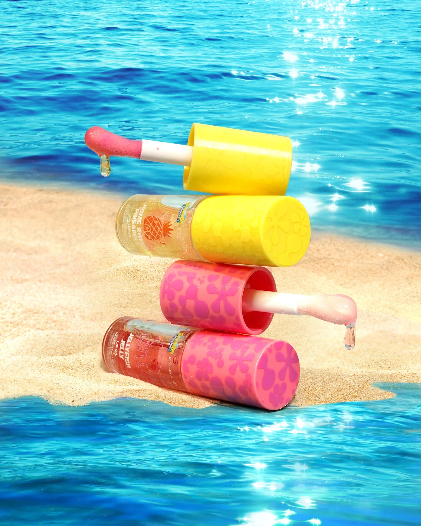 SPONGEBOB "JELLYFISH JAM" LIP OIL SET