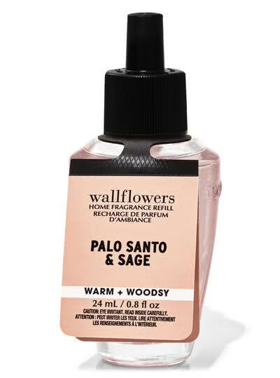 Palo Santo + Sage
Wallflowers Fragrance Refill
