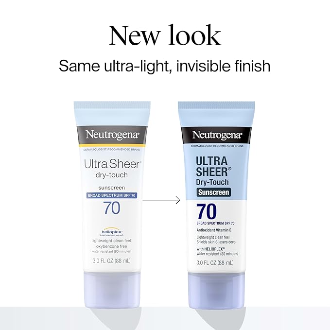 Neutrogena Ultra Sheer Dry-Touch Protector Solar Facial y Corporal FPS 70 – 88 ml