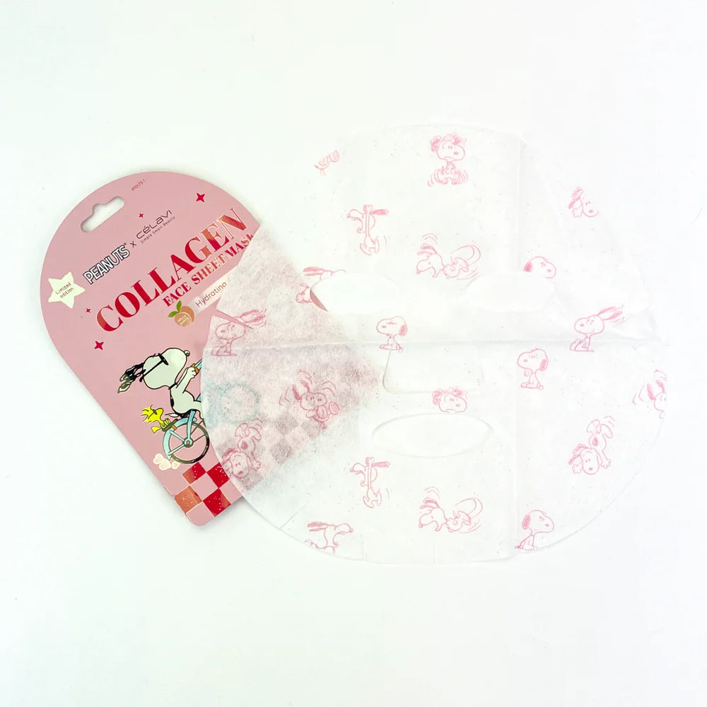 MASCARILLA FACIAL DE COLÁGENO SNOOPY (5 unidades)