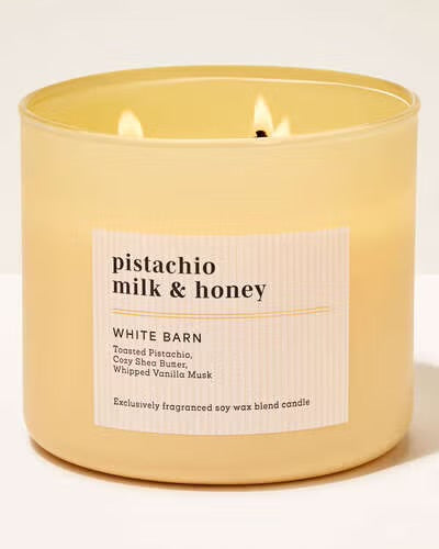 Pistachio Milk & Honey
3-Wick Candle