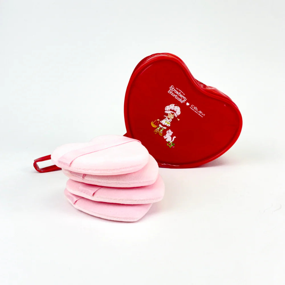 BOLSA DE CORAZÓN CON HOJALDRE DE FRESAS