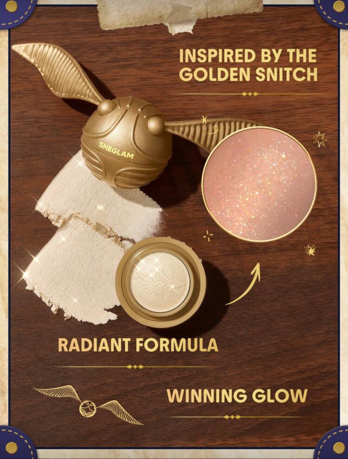 Harry Potter x SHEGLAM iluminador Golden Snitch