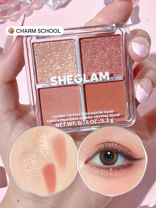 Cosmic crystal eyeshadow quad