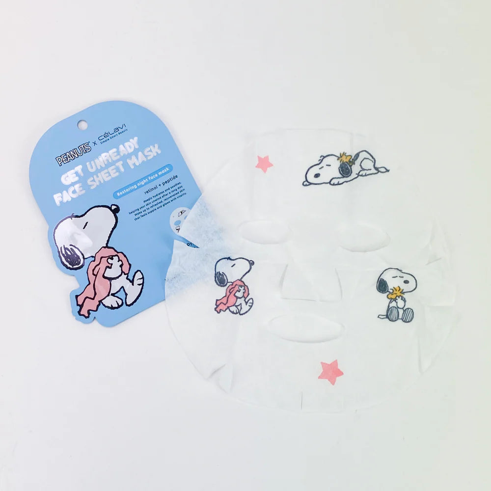 Peanuts Get Unready Face Sheet Mask (5 unidades)