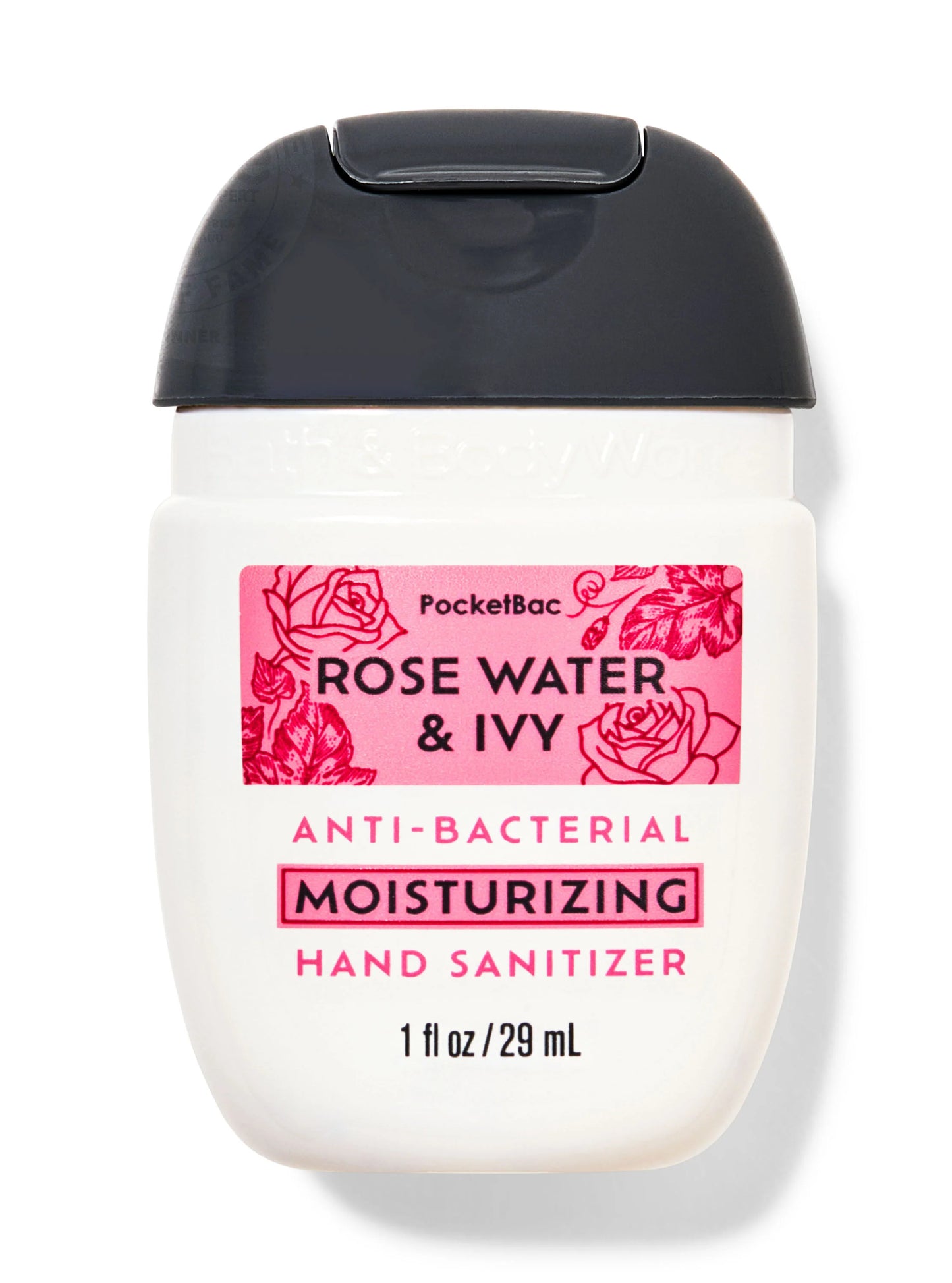 Rose Water & Ivy
Moisturizing PocketBac Hand Sanitizer