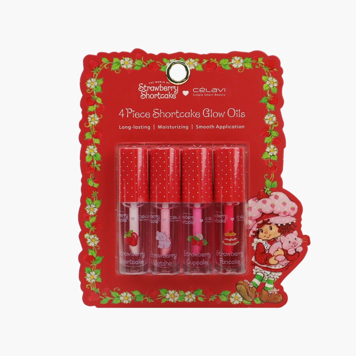 Set de 4 Lip Oils Strawberry Shortcake