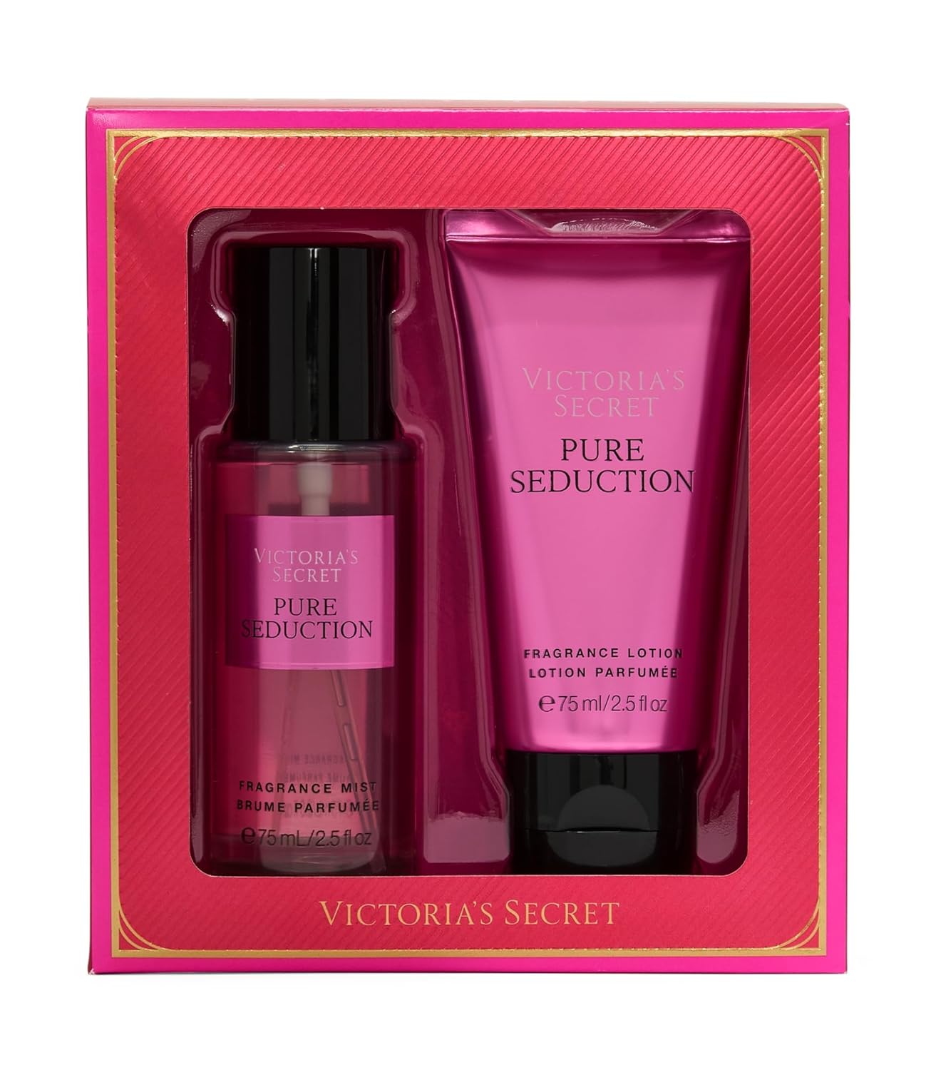 Pure seduction set fragance mist & lotion
