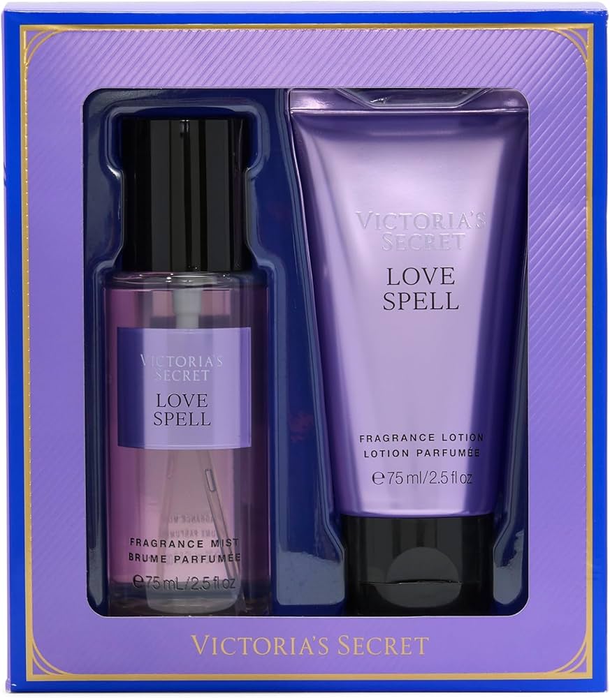 Love spell set fragance mist & lotion