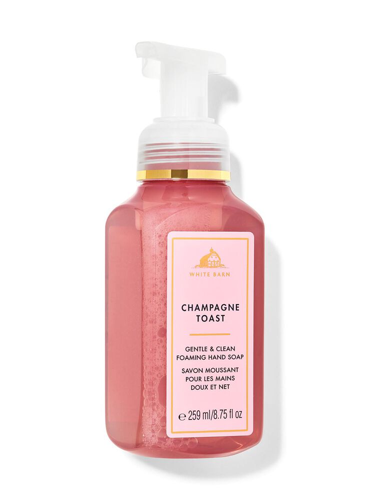 Champagne Toast cleansing gel hand soap