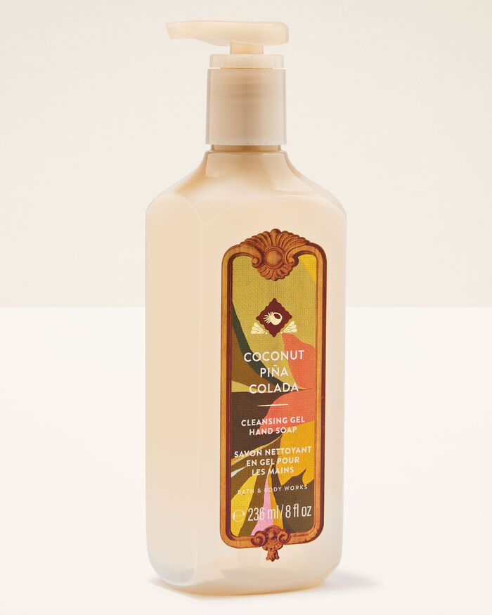 Coconut piña colada cleansing gel hand soap