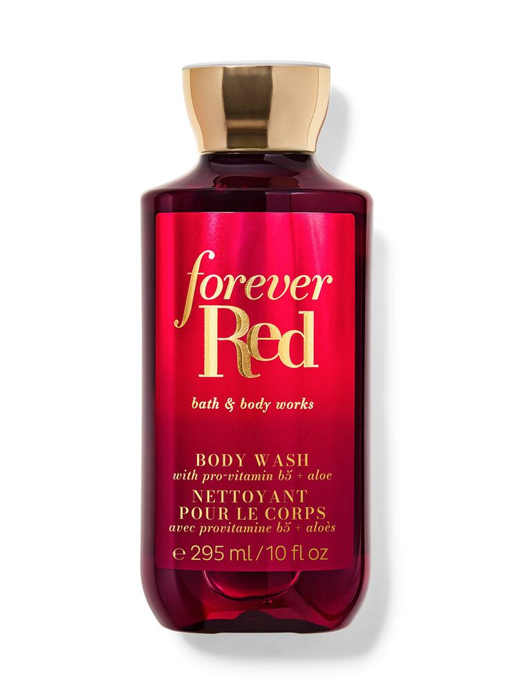 Forever red body wash