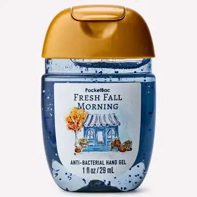 Fresh Fall Morning, PocketBac hand sanitizer