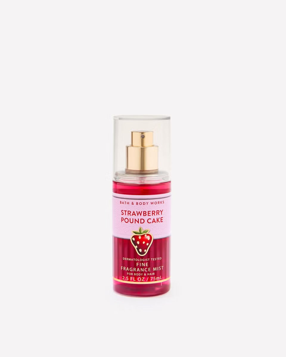 Mini Strawberry Pound Cake fine Fragance Mist