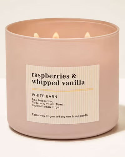 Raspberries & Whipped Vanilla
3-Wick Candle