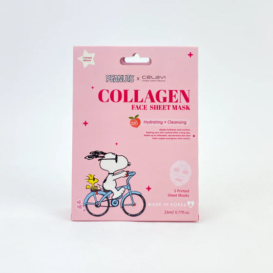 MASCARILLA FACIAL DE COLÁGENO SNOOPY (5 unidades)