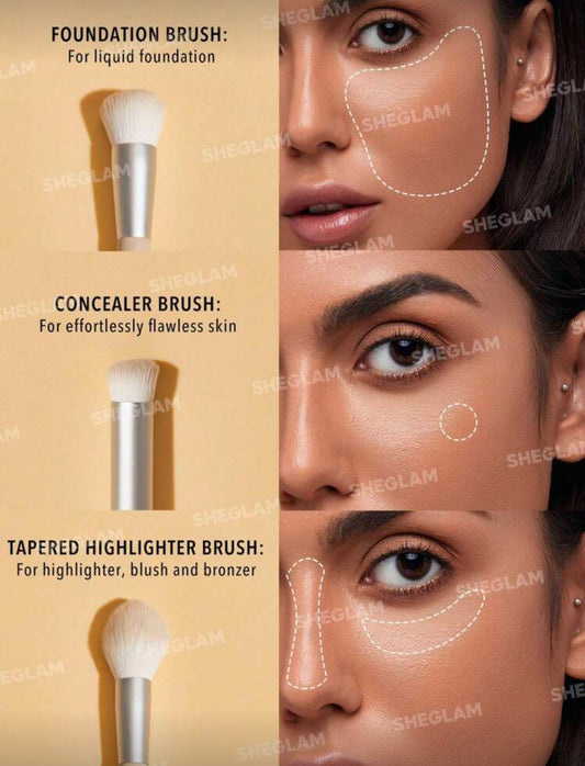 SHEGLAM juego de brochas