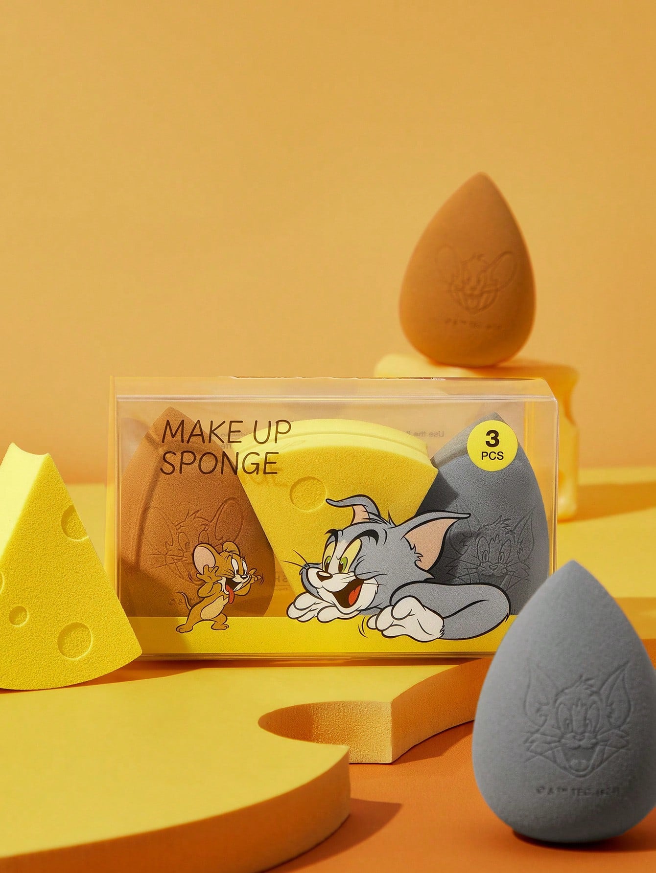 Tom y Jerry esponjas de maquillaje