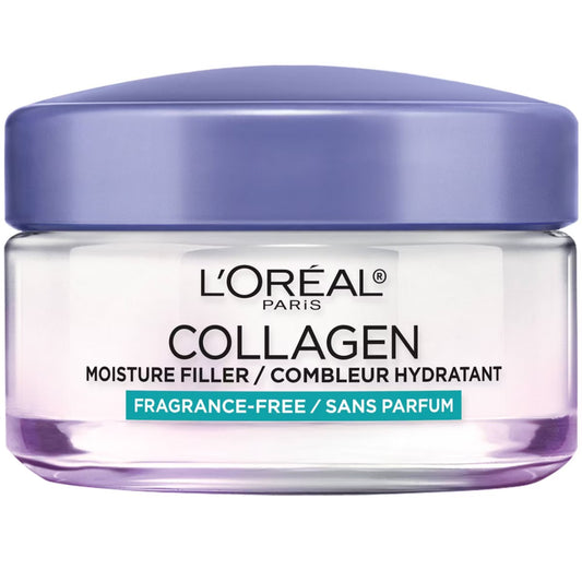 L'Oreal Paris Collagen Moisture Filler Daily Moisturizer - Fragrance Free - 1.7oz: For Normal Skin, Face Cream