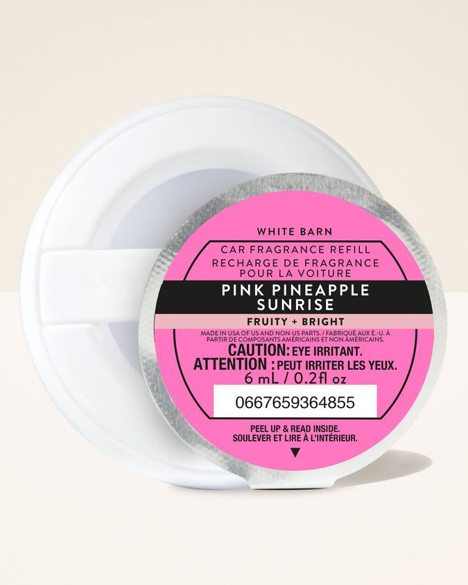 Pink pineapple Sunrise Car Fragance refill