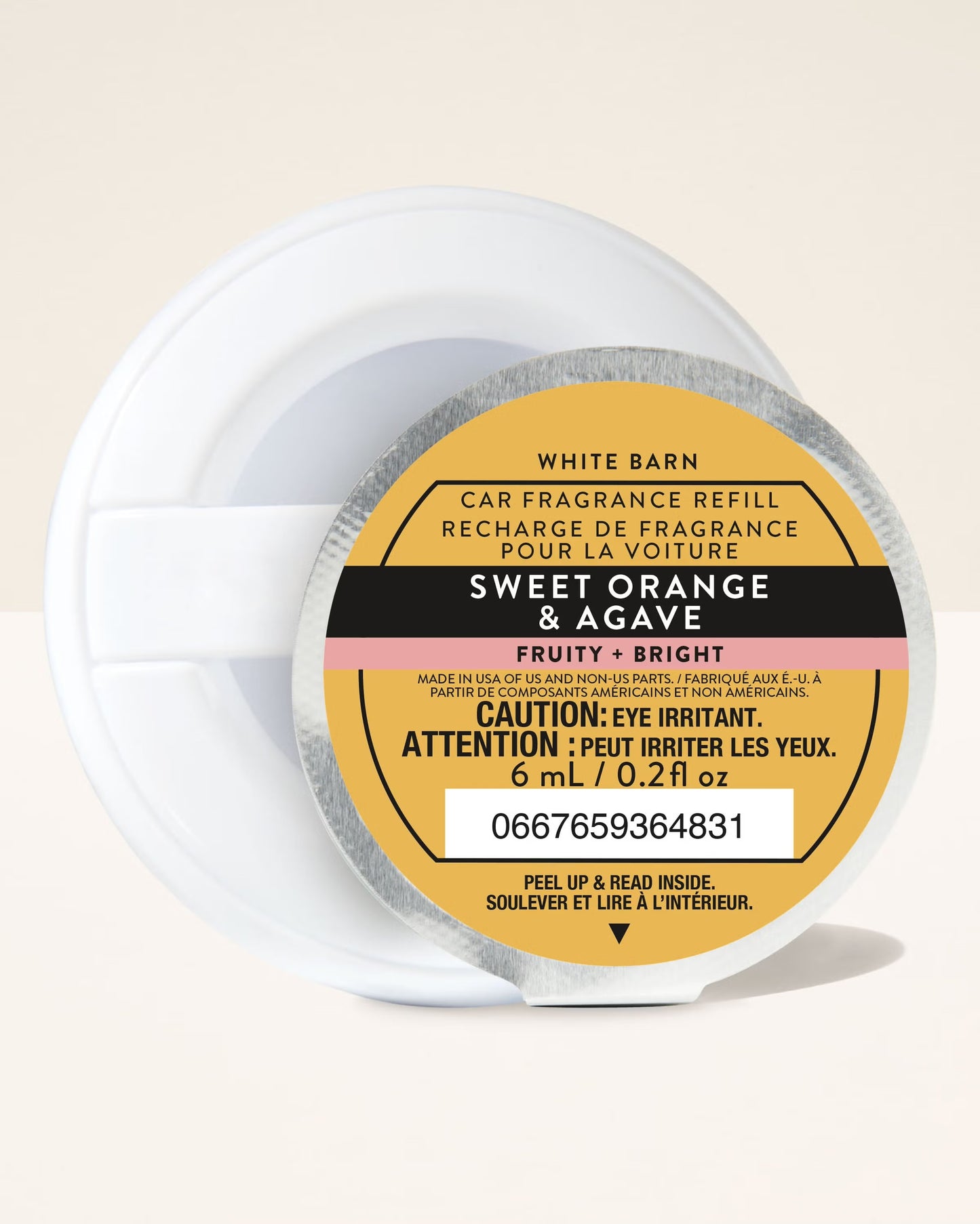 Sweet Orange & agave Car Fragance refill