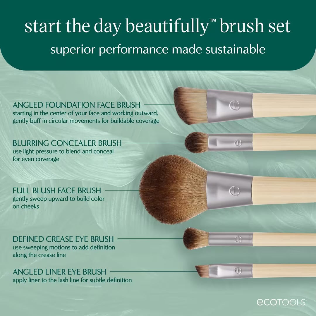 Start The Day Beautifully Makeup Brush Set