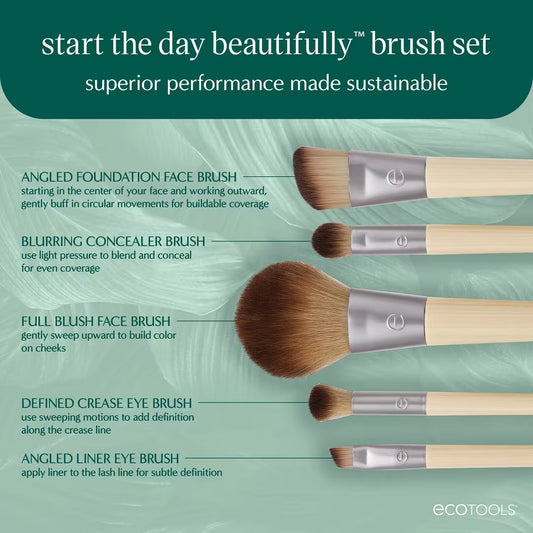 Start The Day Beautifully Makeup Brush Set