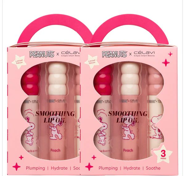 Smoothing lip oil Snoopy x Celavi