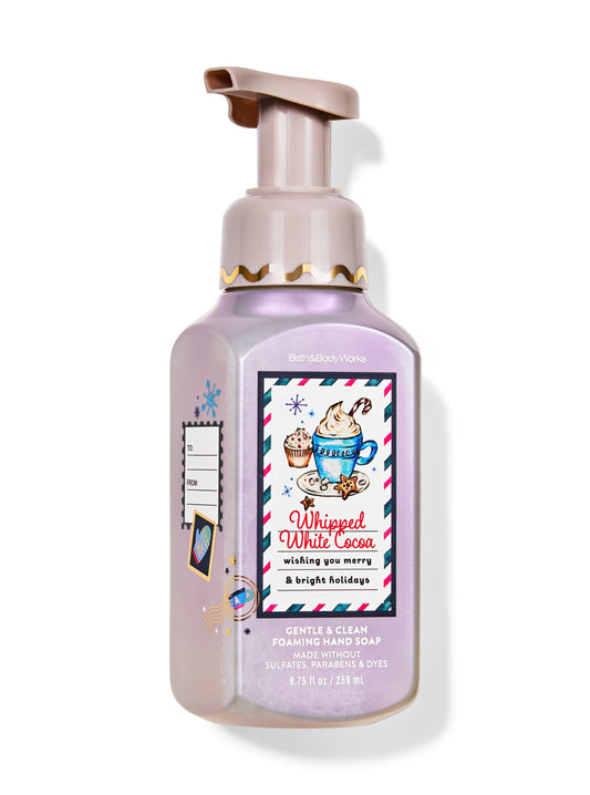 Whipped white cocoa gentle foaming hand soap