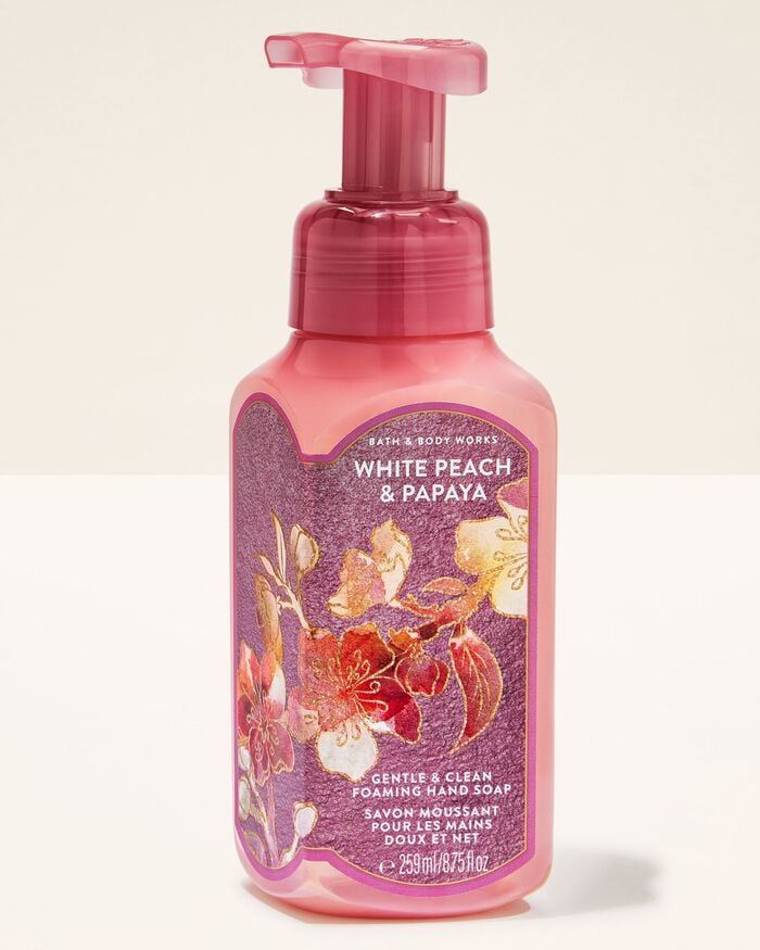 White Peach & Papaya
Gentle & Clean Foaming Hand Soap