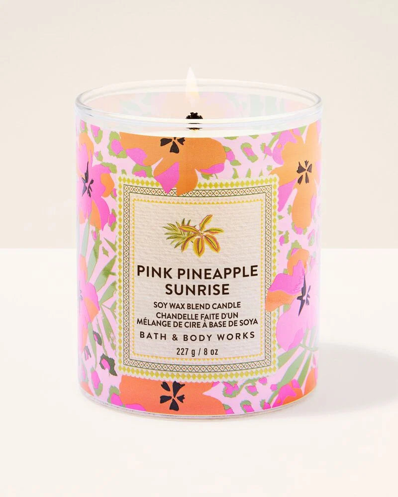 Pink Pineapple Sunrise
Single Wick Candle