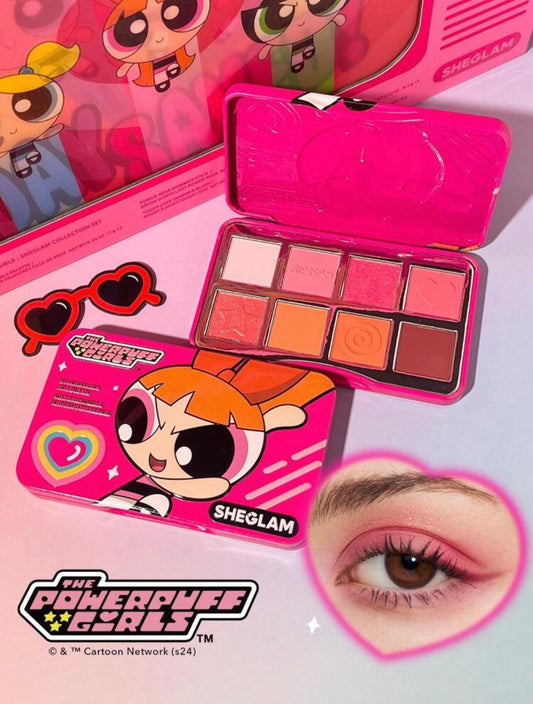 Paleta de sombras SHEGLAM x The powerpuff girls