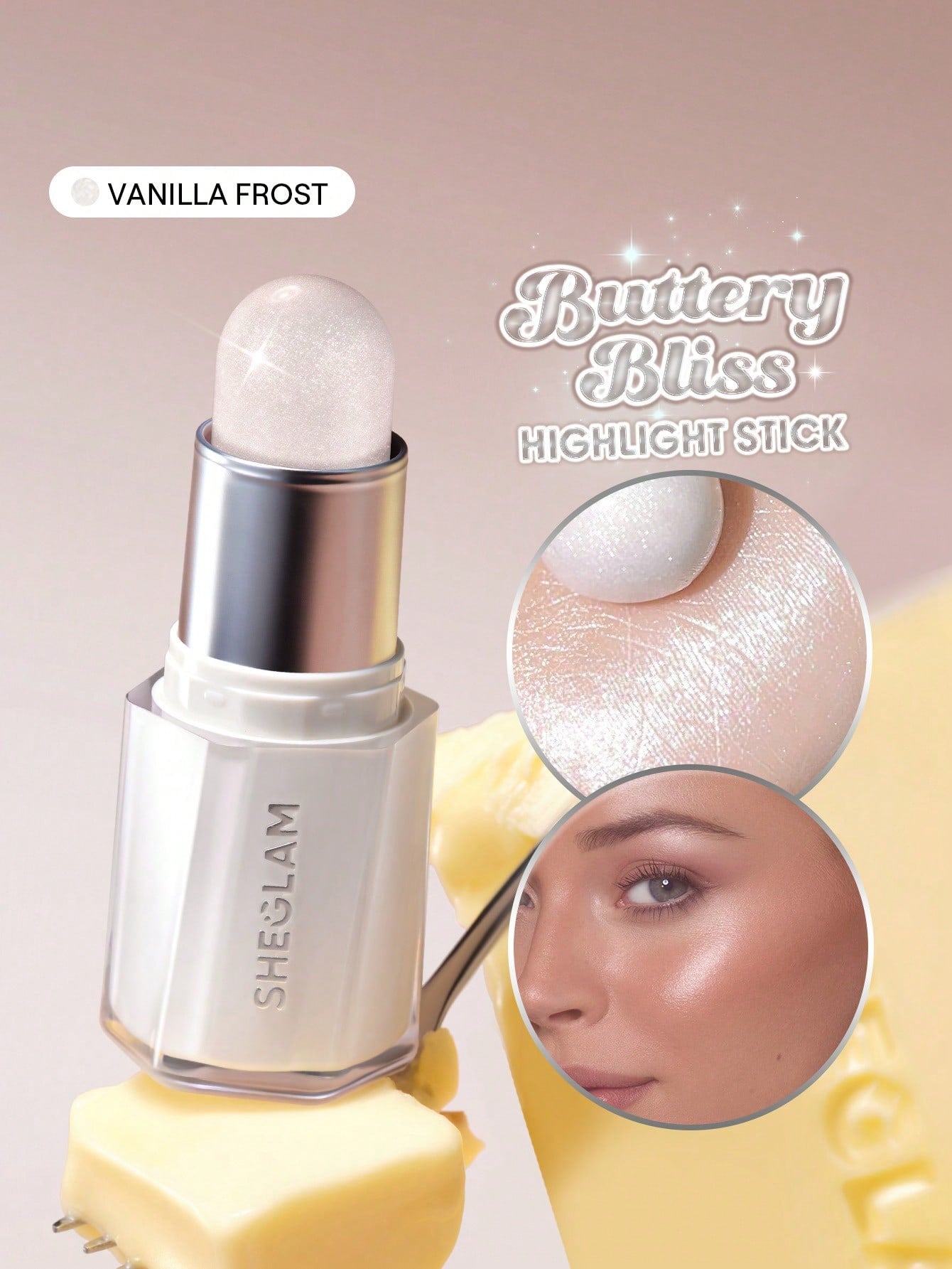 SHEGLAM buttery bling highlighter stick