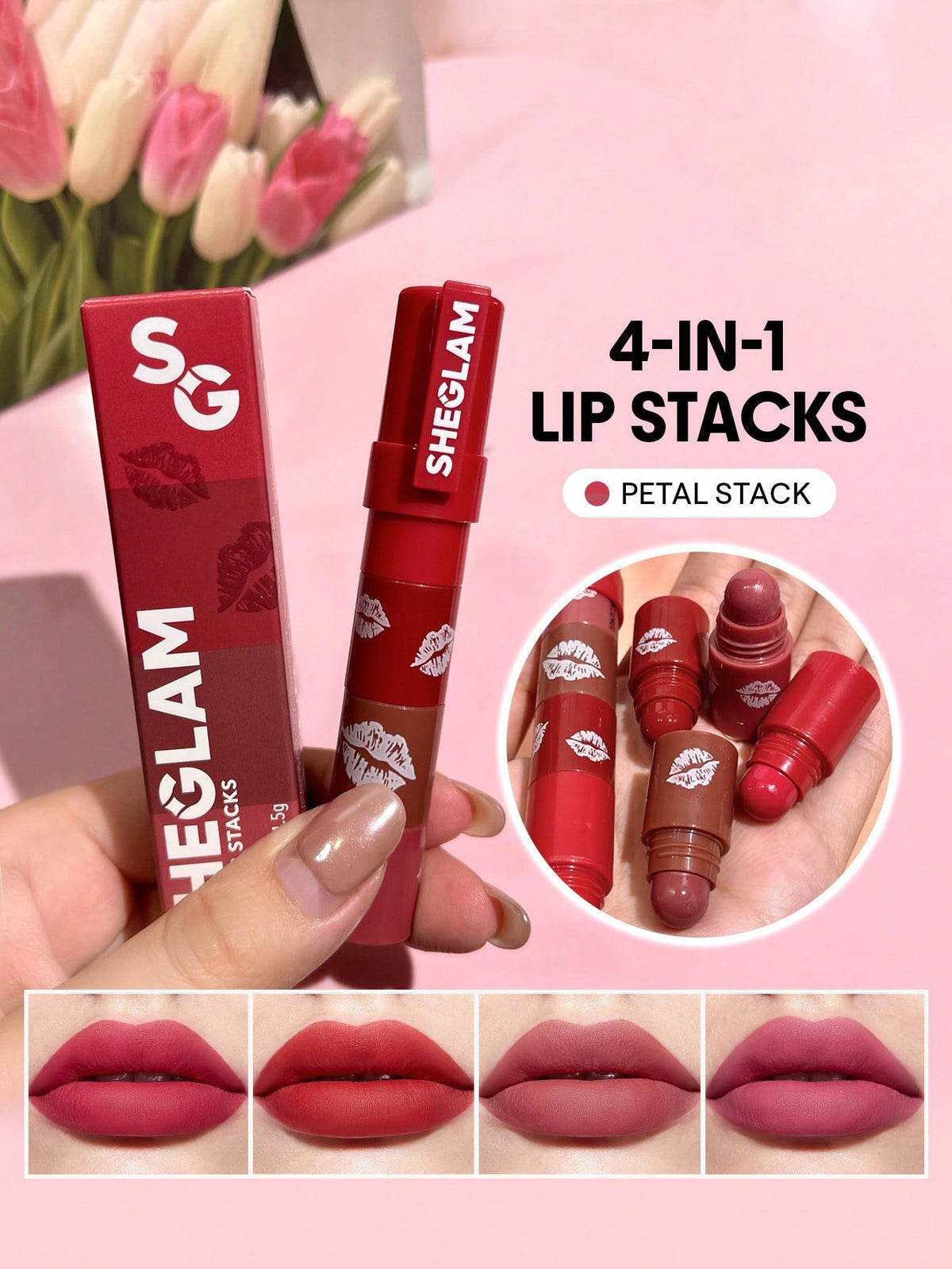 Lips Stack 4-in-1 lip stacks – Girly Things