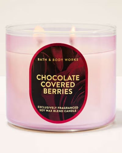 Chocolate Covered Berries
3-Wick Candle