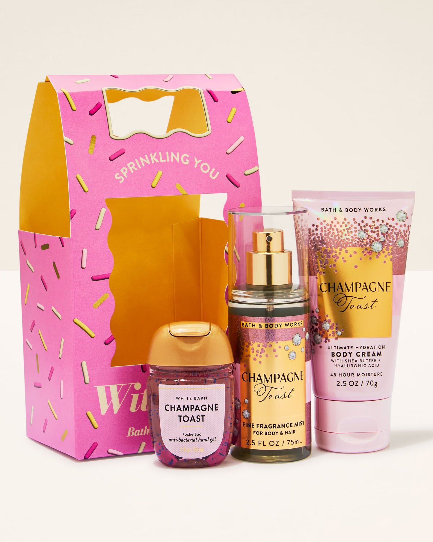 Champagne toast mini Gift set