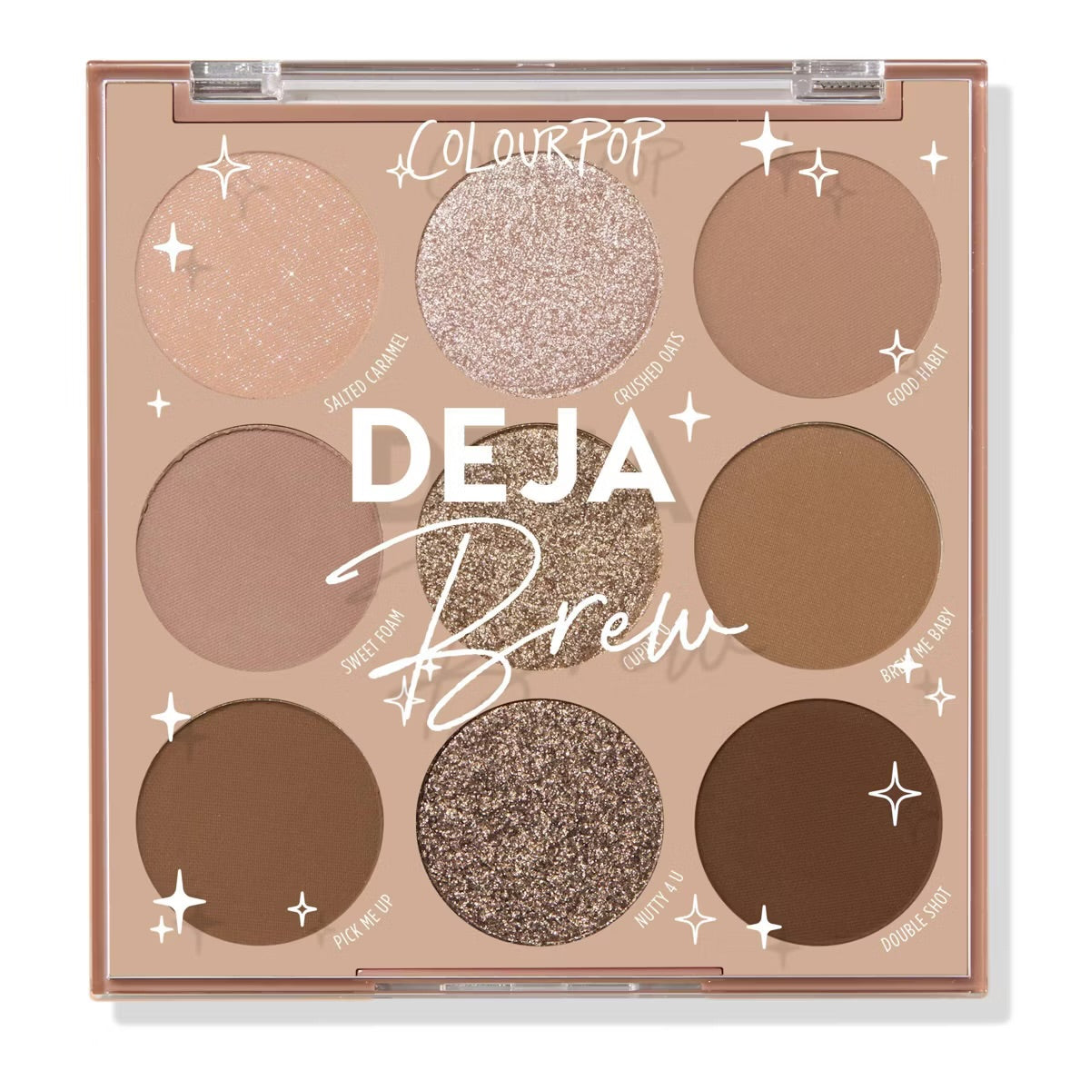 ColourPop 9-Pan Eyeshadow Makeup Palette - Deja Brew