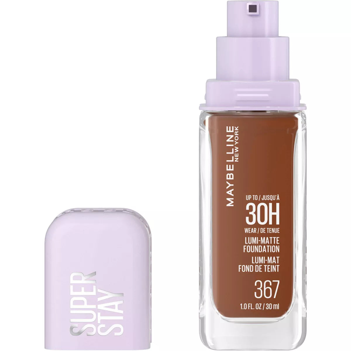 Maybelline Super Stay Lumi-Matte - Base de maquillaje ligera y construible de cobertura completa para hasta 30 horas de uso