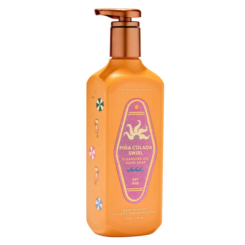 Piña Colada Swirl Cleansing Gel Hand Soap