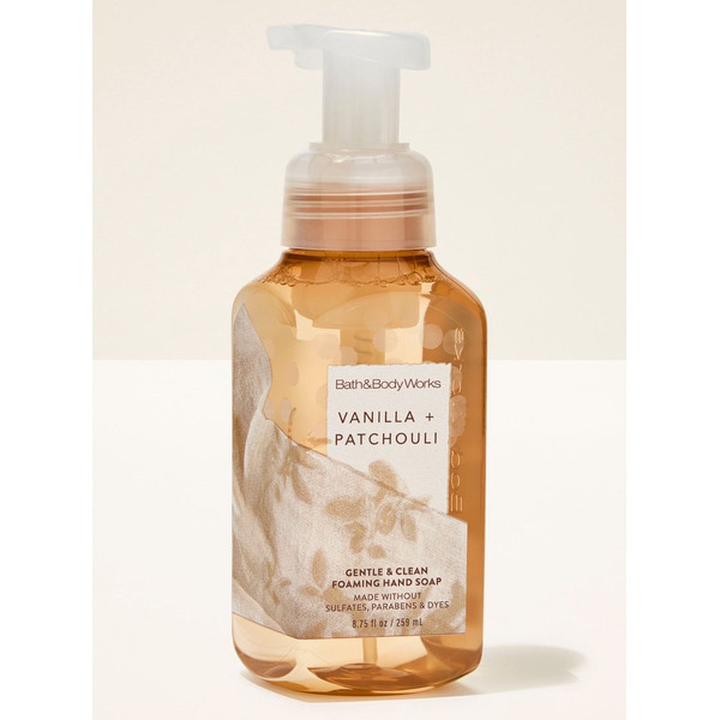 Vanilla + pathouli foaming hand soap