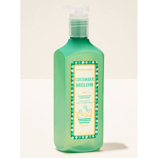 Cucumber melon cleansing gel hand soap