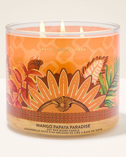 Mango Papaya Paradise 3 wick candle