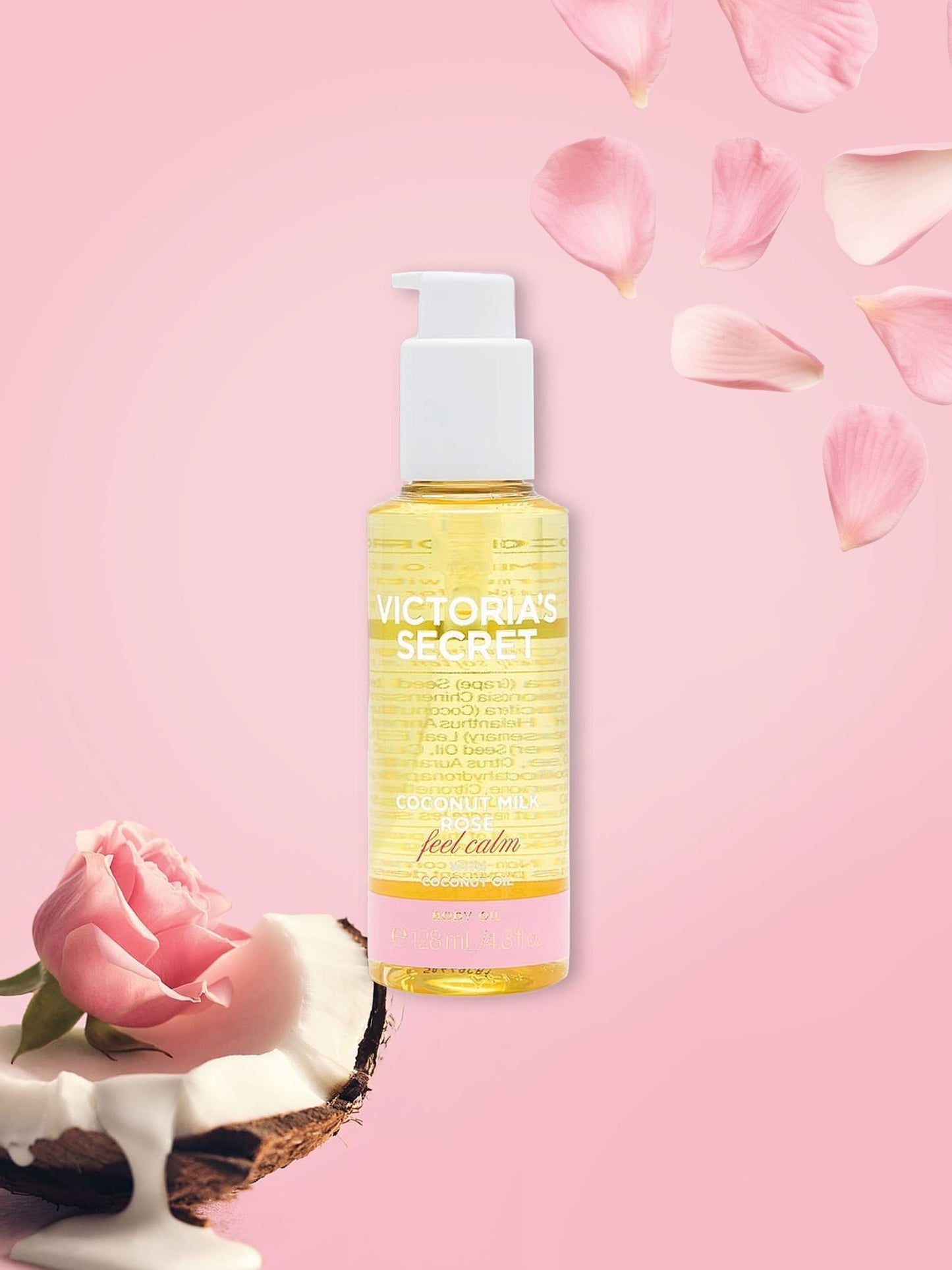Coconut Milk Rose Body Oil