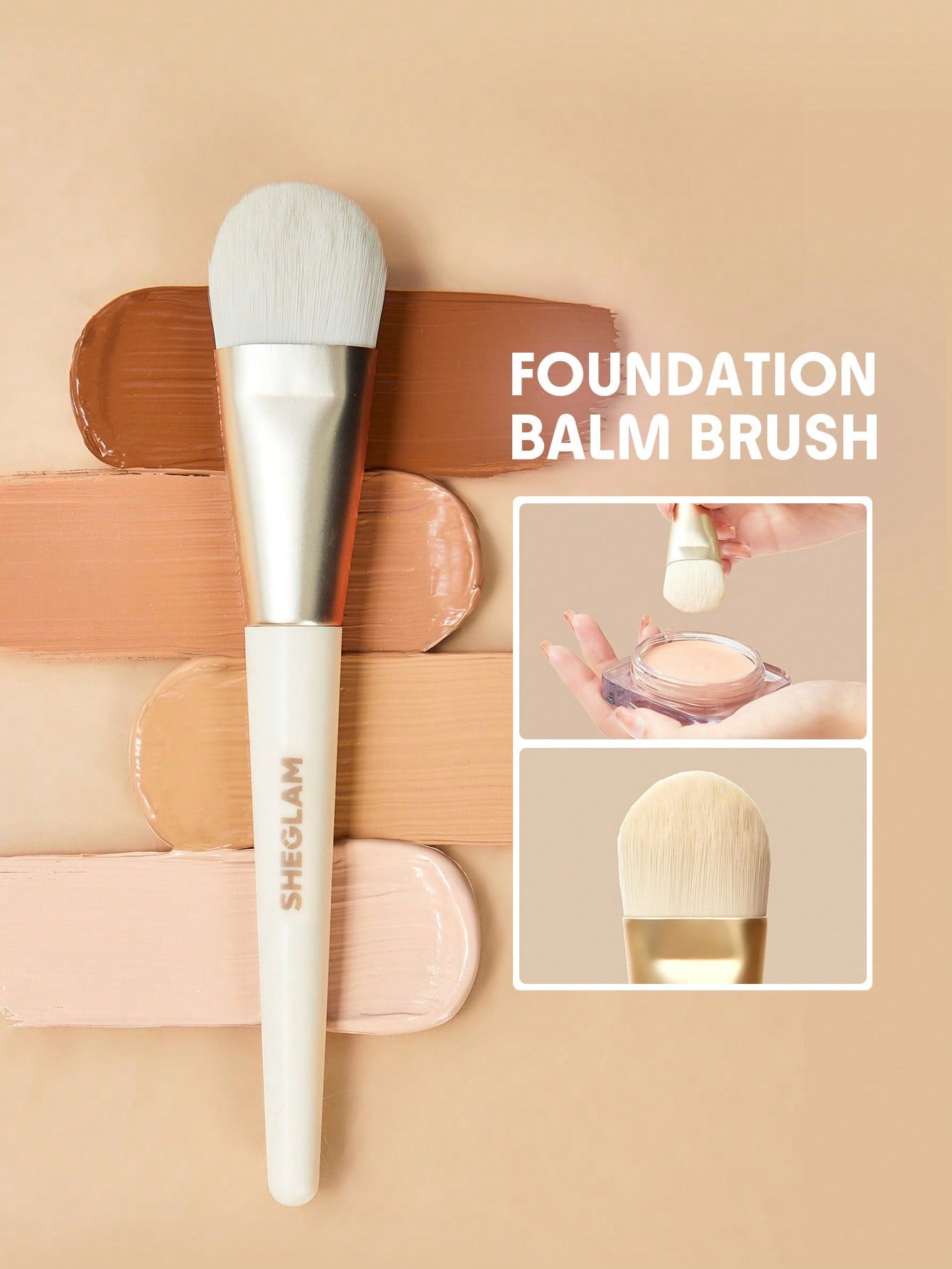 SHEGLAM Brocha para base en bálsamo
