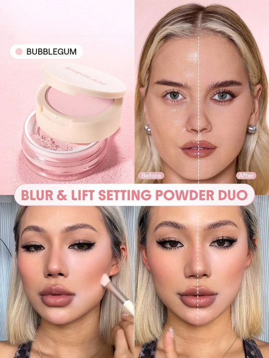 Sheglam blur & lift setting powder duo