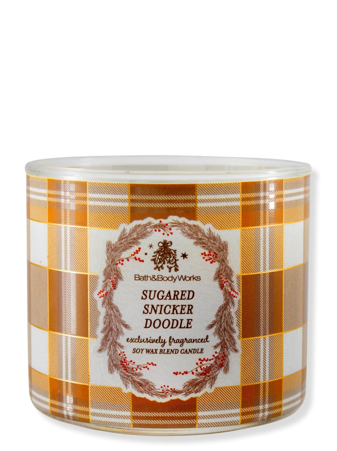 Sugared Snicker Doodle 3 Wick Candle