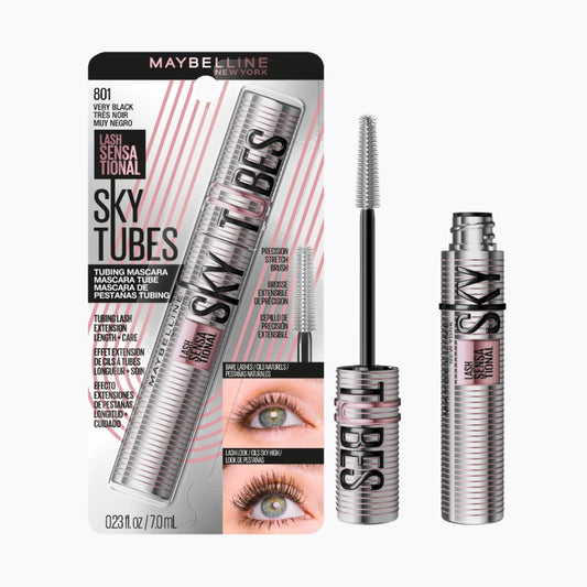 Maybelline lash sensational sky tubes, tubing máscara de pestañas
